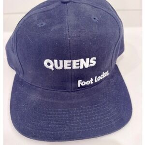 Streetwear Deadstock Queens Foot Locker Baseball Cap Black OS
